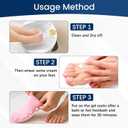 Moisturizing Gel Socks for Women, Full Foot Silicone Socks (Up to Size 7.5) - 2 Pairs Spa Foot Socks with Aloe Vera, Vitamin E & Oil for Dry Cracked Feet, Heel Repair Treatment