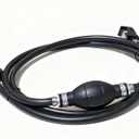 3/8" 10mm Fuel Hose Line with Primer Bulb for Yamaha Outboards | 6.5FT fuel line assembly, Includes connectors, Fits boats, RVs, tractors and gasoline engines