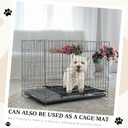 Thyle Dog Crate Divider Panel, Black Thick Dog Kennel Divider with Ties, Puppy Accessories for Puppy Training(1 Pcs,24" H X 22.5" W for 36" Crate)