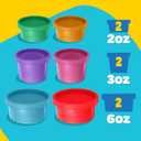 Play-Doh Scented Slime Variety Pack, 6-Pack Variety, Super Stretch, Foam, Butter & Cloud Slime (Strawberry, Grape, Cotton Candy, Blue Raspberry, Watermelon, Citrus Scented), Gifts and Party Favors