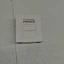 Print Pods Mini Printer, Thermal Inkless Sticker Maker with 10 Rolls Printing Paper, Pocket Printpod for phone, Impresora Porttil for Notes, Flashcards, Journal, DIY, Compatible with iOS & Android (Black)