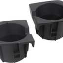 Osompar Cup Holder Insert (Pair) Compatible with 2005-2015 Toyota Tacoma Replaces 66991-04012 66992-04012