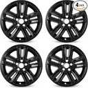 18 Inch Wheel Skins for 2011-2017 Ford Explorer Alloy Wheels, ABS Plastic Wheel Covers for 11-17 Ford Explorer - Glossy Black Set of 4