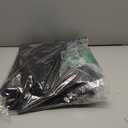 COSY HOMEER Plaid Door Mat 32" x 48",Dirt Trapper Entryway Rugs,Non-Slip Washable Farmhouse Doormat,Low Profile Welcome Mats for Paws Black