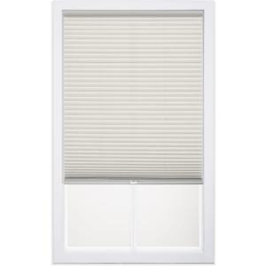 DEZ FURNISHINGS Cordless 1" Light Filtering Cellular Shade, 70"W x 48"H, Cream
