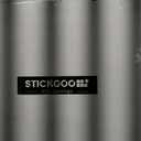 STICKGOO PVC Ceiling Tiles, 2'x2' Glue Up Ceiling Panel White to Prevent Breakage Cover 48 Sq. Ft, Pack of 12 Tiles, 24"x24"