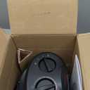 Amazon Basics Ceramic Space Heater, Portable Indoor Heating Solution, With Overheat and Tip-Over Protection, Thermostat, Non-Oscillating, 1500W, 7.52"D x 6.34"W x 9.45"H, Black