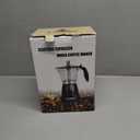 Cuban Coffee Maker, 6 or 3cup Electric Espresso Coffee Maker, Portable Cafeteras Electricas Modernas, Electric Moka Pot with Detachable Base & Overheat Protection, Coffee Gift for Home Travel (Black)