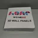 33 Pack 3D Wall Panels for Interior Wall Decor, Paneles Decorativos para Pared, Black Accent Wall Peel and Stick, 12''x12'' PVC Wall Panels for Gaming Room, Bedroom, Living Room, TV Background