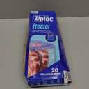 Ziploc Quart Food Storage Slider Bags, Power Shield Technology for More Durability, 42 Count