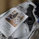 GABRYLLY Ergonomic Office Chair, High Back Home Desk Chair with Headrest, Flip-Up Arms, 90-120 Tilt Lock and Wide Cushion, Big and Tall Mesh Chairs for Man Woman, Grey Task Chair