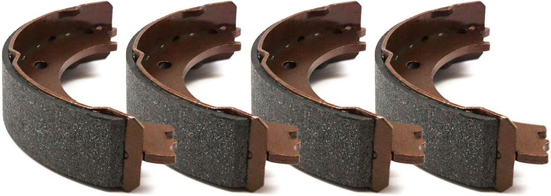 Dynamic Friction Company Rear True-Arc Brake Shoes Fits 1993-2005 Lexus GS300; 1998-2000 Lexus GS400; 2001-2005 Lexus GS430, IS300; 2004-2013 Toyota Highlander; 1991-1997 Toyota Previa