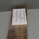 QEEIG Bathroom Floating Shelves for Wall - 15.7" Wall Mounted Shelf Over Toilet Farmhouse Home Decor Display Bookshelf Small 15.7 x 6.7 inch Set of 2, Rustic Brown (008-40BN)