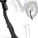 Bike Kickstand 24"-29", PSLER Adjustable Non-Slip Electric Bike Kickstand Kick Stand for Ebike Mountain Bike Adult Bikes with 2 Holes(40mm)