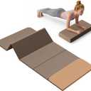 Stepwaver Foldable Fitness Yoga Mat, 0.4” (10 mm) Extra Thick -75” x 26”