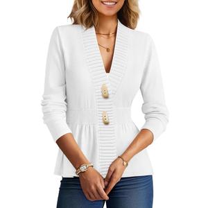 COCCKO Women Cardigan Sweaters 2025 Fall, Size M