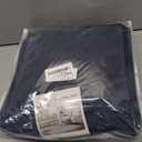 H.VERSAILTEX Wingback Chair Covers Velvet Plush Wing Chair Slipcover 1 Piece High Stretch Wing Back Chair Slipcovers Sofa Cover Furniture Cover with Elastic Bottom, Navy