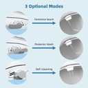 Hibbent Elongated Bidet Toilet Seat with Slow Close, Non-Electric Bidet Attachment for Toilet Seat with Dual Nozzle, Bidet Sprayer with Adjustable Self-Cleaning Nozzles, Brass T Adapter