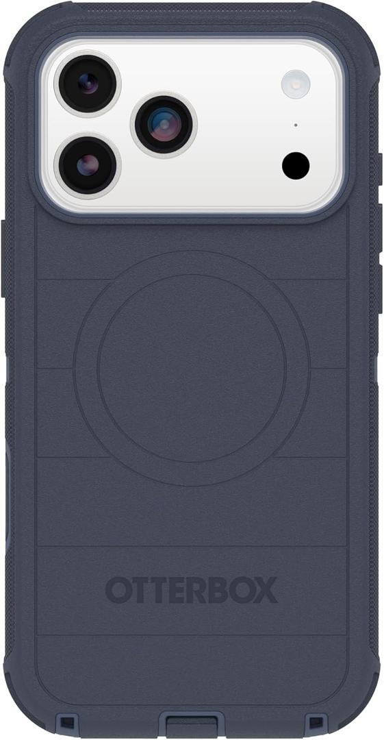 OtterBox iPhone 17 Pro Max Defender Pro Series Case - Blue Sentiment - Tough, Rugged & Durable iPhone Case, Snaps on MagSafe
