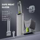 ONCE FOR ALL Fresh Meat Slicer Cleaver Kitchen Knife Set For Meat Slicing Shredding, Manual Jerky Cutter Food Slicer For Beef Pork Mutton For Home Cooking BBQ Hot Pot