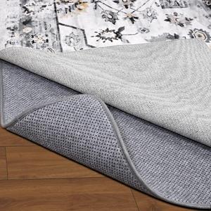 Non Slip Rug Pad Gripper, 6 x 9 Ft Extra Thick Foam Under Area Rug Carpet Pads for Any Hard Surface Floors, Keep Your Carpets Safe and in Place, Prevent Rug from Wrinkling or Buckling