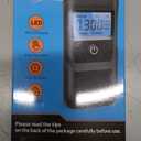 Breathalyzer, Alcohol Breathalyzer Tester with LCD Digital Display, Portable Breathalyzer for Home and Party Use (Includes 10 Mouthpieces) (Black)