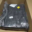 Moving Blankets 72"x80", (45 lb/dz Weight), Heavy Duty Moving Blanket, Deluxe Quality Padded Packing Blankets for Furniture Shipping and Storage, Black (1 Blanket)