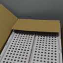 SNSLXH 5 Pack Stackable Closet Storage Basket, Multifunctional & Foldable Closet Organizer for Bathroom Kitchen Laundry Room Wardrobe Storage, Space-Saving Clothes Storage Drawer Organizer, White