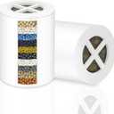 A-01 Replacement Filter Compatible with Afina Filter Shower Head, Clean Water, High Pressure Shower, Reduce Dry Skin Itching and Dandruff, Improve Your Skin and Hair Condition, 2 Pack