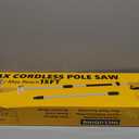 Updated Cordless Pole Saw, Compatible with Dewalt 20V Max Batteries, 8 Inch Low Kick-Back Bar and Chain, Extension Pole for Up to 15 FT Reach, Auto Lubrication System, Battery & Charger not included