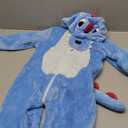 TONWHAR Dinosaur Costume for Toddlers, Baby Animal Romper Halloween Dress Up Onesie for Boys Girls (2-3T, Blue)