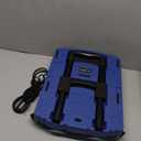 Folding Hand Truck 500lbs, Portable Heavy Duty Dolly Cart, 6 Wheels Collapsible Luggage Cart with 2 Elastic Ropes - Compact Trolley Cart for Easy Moving - Ideal Hand Cart for Travel and More (17, Blue)