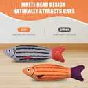 Cat Toys, Catnip Toys for Cats, Soft and Durable with Rattle Sound, Interactive Kitten Toys for Indoor Cats, Cat Chew Toy for All Breeds (3Pack)