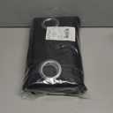 NICETOWN Black Blackout Curtain 68 inch Length, W55 x L68 Inch, 8 Grommets Top, 1 Piece, Thermal Insulated Modern Window Treatment Soundproof Drape Panel for Bedroom/Living Room