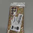 Bonoma Glitter Case for Samsung Galaxy S25 Ultra,Luxury Bling Sparkly Rhinestone Shiny Diamonds Electroplated Cover for Women Girls,Soft Shockproof Protective Phone Case-Gold