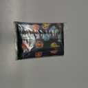 Pokemon Wallet and Keychain Set for Kids Trifold Wallet with ID Pocket Card Slots Zipper Coin Purse Pikachu Anime Gifts for Boys (Black/Yellow)