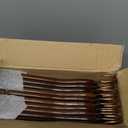 Smartor Wooden Hangers 20 Pack, Solid Wood Coat Hanger for Closet, Heavy Duty Wood Hangers for Suits, Shirts, Dresses, with 360 Rose Gold Hook, Non Slip Pant Bar, Walnut