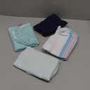 Gerber Boys Newborn Infant Baby Toddler Nursery 100% Cotton Flannel Receiving Swaddle Blanket, Safari White,4 Count (Pack of 1)