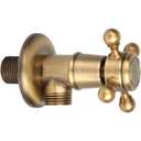 Water Control Valve Brass Angle Stop Valve Wall Mount Hardware Sink Angle Valve for Bathroom
