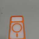 TORRAS Strong Magnetic & Seamless Stand for iPhone 17 Pro Max Case, Fit for MagSafe, Military Grade Drop Protection, Adjustable Kickstand for iPhone 17 Pro Max Case Translucent Matte Orange