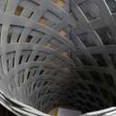 4 ft. x 8 ft. Nantucket Gray Garden Vinyl Lattice