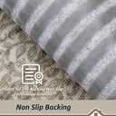 BEQHAUSE Stair Treads for Wooden Steps Non-Slip Machine Washable Carpet Stair Treads 8"X30" Soft Indoor Stair Runner for Kids Elders and Pets, 100% Polyester, TPE Backing, 15pcs, Beige 
