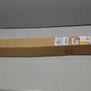 UNISHADES no Drill Cordless Roman Shades for Windows, 44" W 64" H - Light Filtering - Linen - White