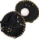 Pancake Baseball and Softball Training Glove - Flat & Soft Premium PVC Fielding Gear for Right-Hand Throw, Great Choice for Teens