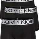 Calvin Klein mens The Pride Edit Steel Micro Low Rise Trunks (Black, M)
