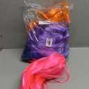 KUUQA 10 Pieces Party Wigs and Sunglass Set, Neon Short Bob Wig Sunglass Pack Costume Colorful Cosplay Wig Daily Party Hairpieces for Bachelorette Neon Party Favors, Halloween and Decorations