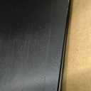 Solid Wood Floating Shelves for Wall 16 Inch Floating Shelf for Kitchen, Bedroom, Living Room, Bathroom - Mounted Bathroom Shelves with Invisible Brackets (Black, 2 Pack), 15.7 x 5.9 x 1 inches