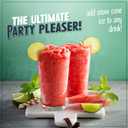 Nostalgia Snow Cone Machine With 2 Reusable Plastic Cups & Ice Scoop for Easy Serving- Retro Table-Top Ice Cone Maker Makes 20 Icy Treats- Slushie Machine for Parties, Family Treats & Gatherings- Aqua