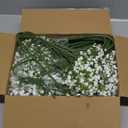 50 Pcs Babys Breath Artificial Flowers, Baby Breath Flowers Artificial Bulk, Real Touch White Fake Flowers, Faux Babies Breath Gypsophila for Wedding Home Decor Floral Arrangement