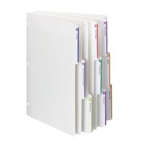 Smead Tree Ring Binder Index Dividers